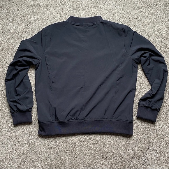 🎉Banana Republic Bomber Jacket, Women’s Size MED, Black - Picture 3 of 5
